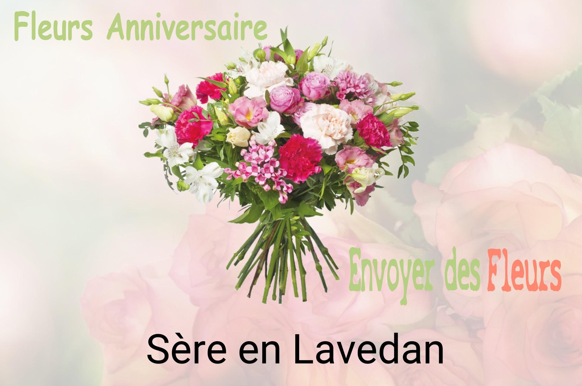 Bouquet de fleurs d’anniversaire livré à Sère-en-Lavedan