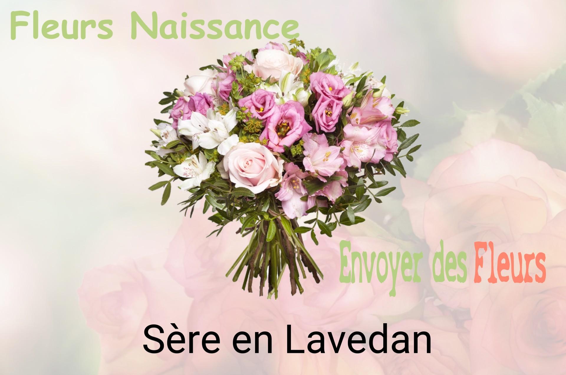 Bouquet de fleurs de naissance livré à Sère-en-Lavedan